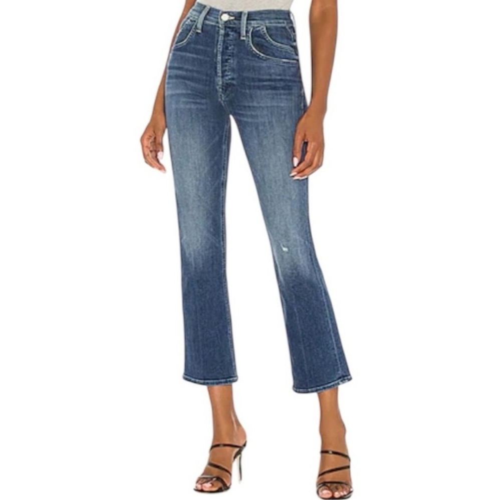 Mother Stash Tipper Ankle Jeans In Getalongs